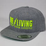 Die Living - Heather Grey and Electric Green