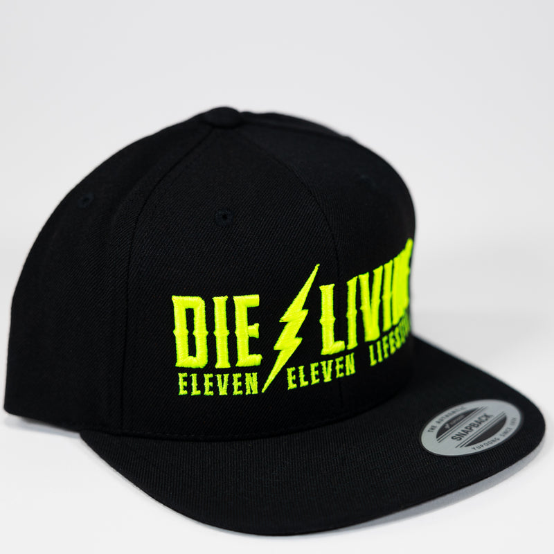 Die Living - Black with Electric Green